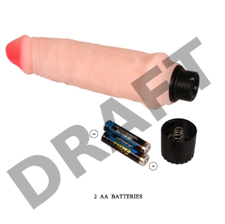 Вибратор телесного цвета  Realistic Cock Vibe - 15,5 см.