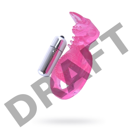 Вибронасадка TOYFA, TPE, розовый, 6 см