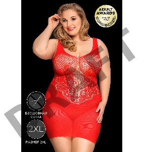 Платье Candy Girl Ella красное, 2XL