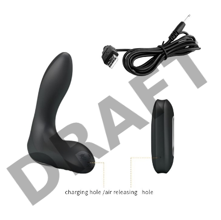 Массажер простаты с расширением и пультом ДУ Nasreddin