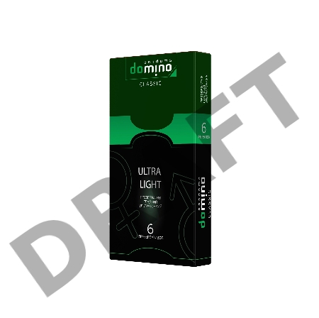 Презервативы Luxe DOMINO CLASSIC Ultra Light 6 шт, 18 см