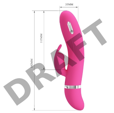 Ingram вибростимулятор PrettyLove с ф-цией электрошока и клитор.стимул