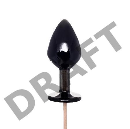 Леденец Sosuчki, «Анальная втулка большая Baileys», черный 47гр.