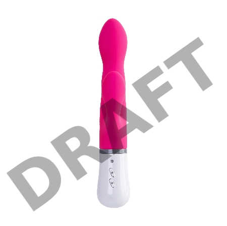 Вибратор LOVENSE Nora с клиторальным стимулятором, силикон, розовый, 20 см