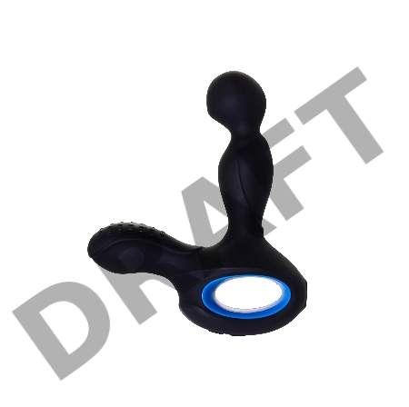 Стимулятор простаты Erotist, SIXTH, Силикон, черный, 14,5 см