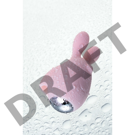 Виброяйцо и вибронасадка на палец JOS VITA, силикон, розовые, 8,5 и 8 см