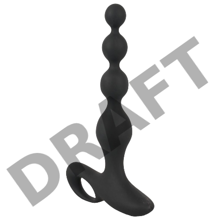 Перезаряжаемый анальный стимулятор-бусы