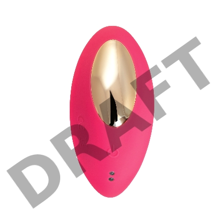 Вкладыш в трусики с вакуум-волновой стимуляцией JOS Pimpit, силикон, розовый, 9 см