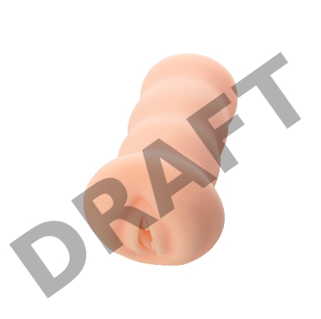 Мастурбатор реалистичный с вибрацией KOKOS Three Sisters Virgin, TPR, бежевый, 18 см