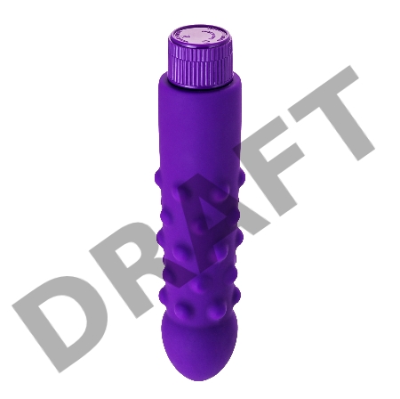 Нереалистичный вибратор TOYFA A-Toys, силикон, фиолетовый, 17 см