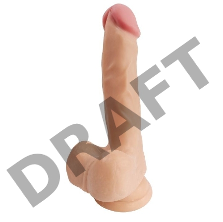 Телесный фаллоимитатор Obsess Instinct - 17,5 см.