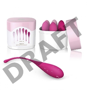 Набор из 6 розовых вагинальных шариков FemmeFit Pelvic Muscle Training Set