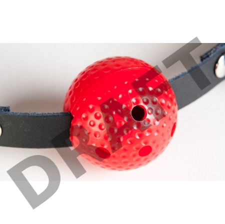 Кляп TOYFA Theatre, ABS пластик,  красный