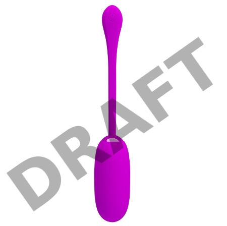 Julius Вибромассажер-яичко PrettyLove фиол.