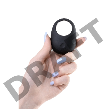 Эрекционное кольцо на пенис OIVITA, ORing Plus, силикон, черный, 6.5  см