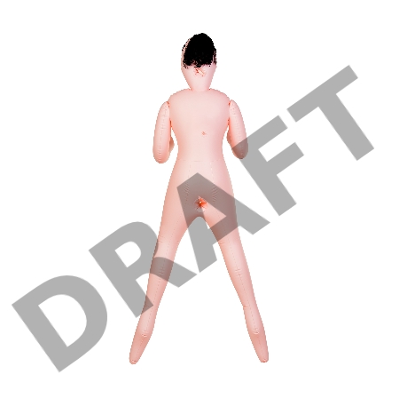 Кукла надувная Dolls-X by TOYFA Scarlett, брюнетка, с тремя отверстиями, кибер вставка, вагина-анус