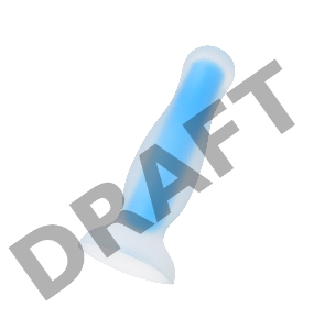 Анальная втулка светящаяся в темноте Beyond by Toyfa Kyle Glow, силикон, прозрачный, 10,5 см