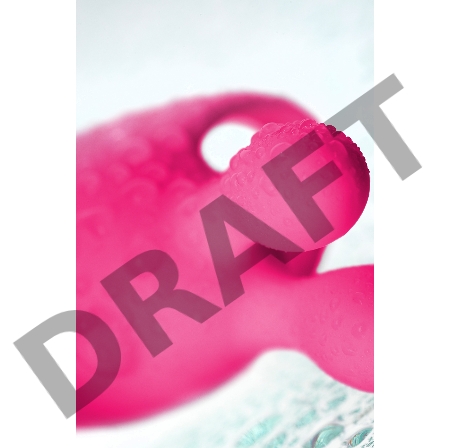 Виброяйцо и вибронасадка на палец JOS VITA, силикон, розовые, 8,5 и 8 см