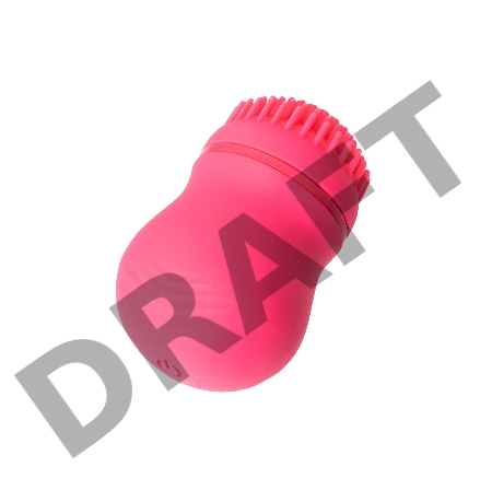 Стимулятор клитора PPP CURU-CURU BRUSH ROTER, ABS-пластик, розовый, 5,5 см