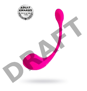 Виброяйцо LOVENSE Lush 2, силикон, розовый, 18 см