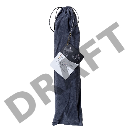 Анальная втулка с бело-розовым хвостом POPO Pleasure by TOYFA, S, силикон, черная, 45 см, Ø 2,7 см