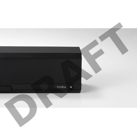 Голубой вибратор IROHA MINAMO с волнами на стволе - 17,5 см.