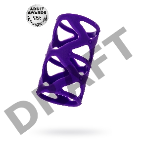 Насадка на пенис TOYFA A-Toys, силикон, фиолетовый, 7,5 см