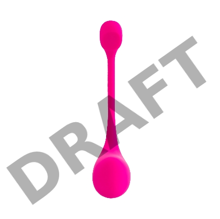 Виброяйцо LOVENSE Lush 2, силикон, розовый, 18 см