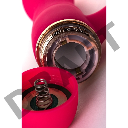 Вибратор TOYFA A-Toys с клиторальным стимулятором, силикон, розовый, 15 см