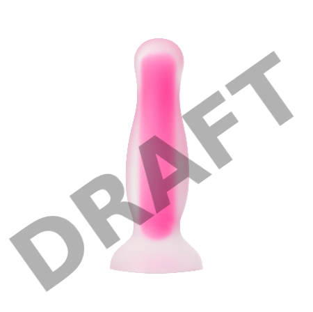 Анальная втулка светящаяся в темноте Beyond by Toyfa Cain Glow, силикон, прозрачный, 10,5 см