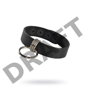 Браслет Sitabella-БДСМ, кожа, черный, 21 см