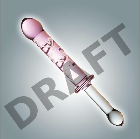 Нереалистичный фаллоимитатор из стекла 0048 BX DD 