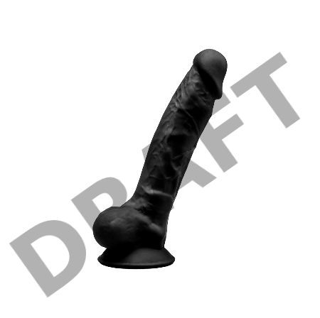 SileXD Фаллоимитатор на присоске MODEL 1 (7)