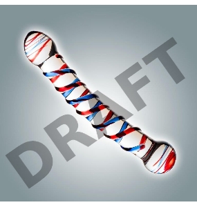 Нереалистичный фаллоимитатор из стекла 0066 BX DD 