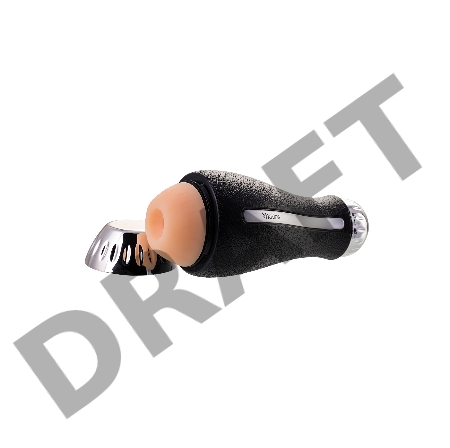 Мастурбатор нереалистичный Nalone Bling, TPE, чёрный, 19,8 см