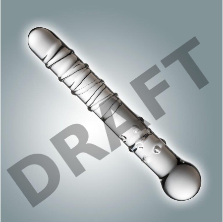 Нереалистичный фаллоимитатор из стекла 0070 BX DD 