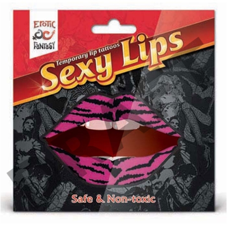 Lip Tattoo Тигровый розовый
