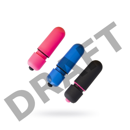 Вибропуля A-Toys Braz ABS пластик, черный, 5,5 см, Ø 1,7 см