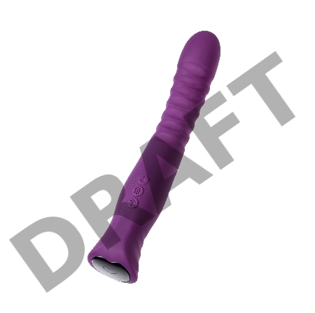 Вибратор Flovetta by Toyfa LUPIN, силикон, фиолетовый, 22 см