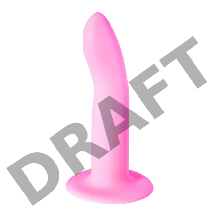 Нереалистичный дилдо Flow Stray Pink 2041-02lola