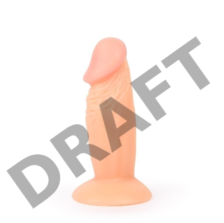 Реалистичный анальный фаллоимитатор Erowoman на присоске