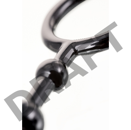 Анальная цепочка Toyfa A-toys S, TPE, черный, 19,8см