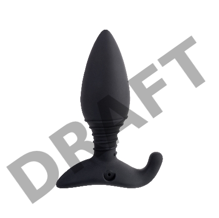 Анальная втулка LOVENSE Hush (S), силикон, черная, 12,1 см