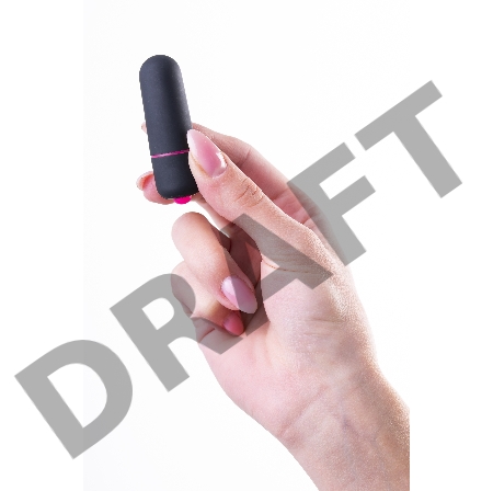 Вибропуля A-Toys Alli ABS пластик, черный, 5,5 см, Ø 1,7 см