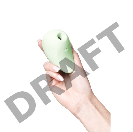 Вакуум-волновой бесконтактный стимулятор клитора Satisfyer Pearl Diver, силикон, зеленый