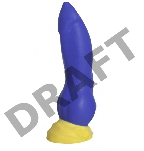 Синий фаллоимитатор Номус Small - 21 см.