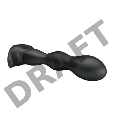 Анальный длинный вибромассажер - цепочка Baile PrettyLove Special Anal Massager