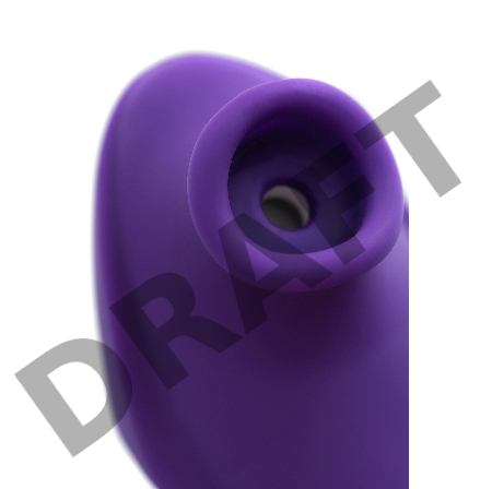 Клиторальный стимулятор - насадка JOS Swizzy, силикон, фиолетовый, 12 см