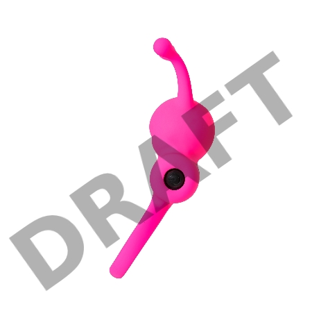 Эрекционное кольцо на пенис Штучки-дрючки, силикон, розовый, Ø3,1 см