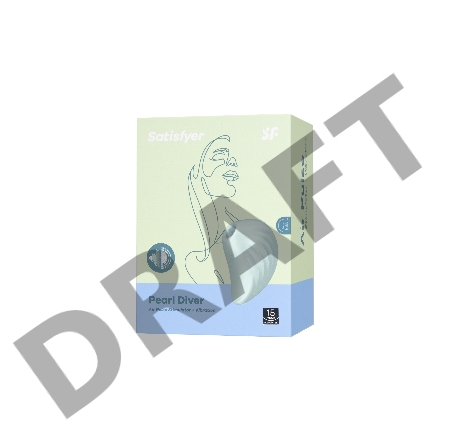 Вакуум-волновой бесконтактный стимулятор клитора Satisfyer Pearl Diver, силикон, зеленый